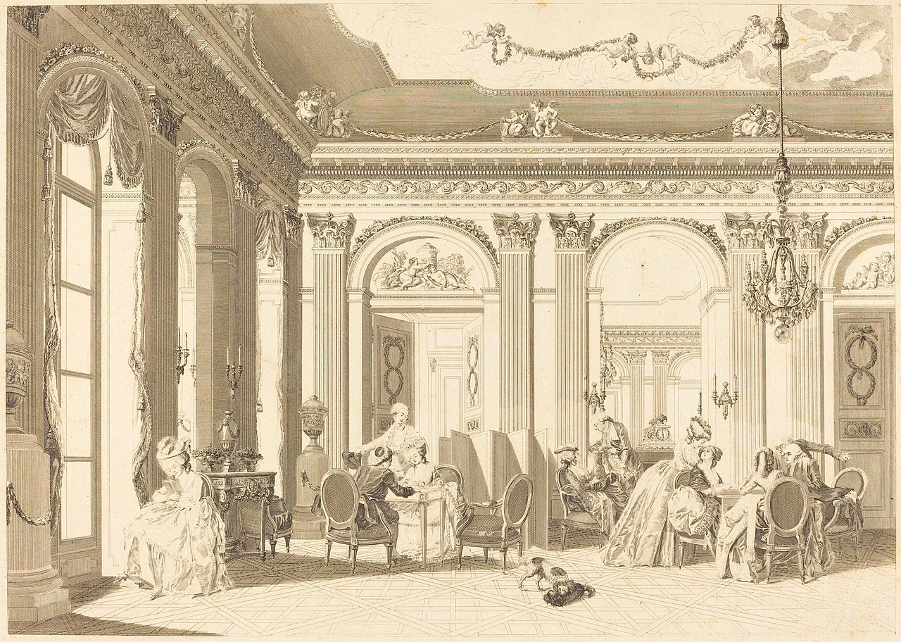 Incontri in salotto, 1783 - National Gallery of Art, Washington DC